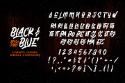 Black & Blue, a Font by Omotu Studio (Thumbnail 8 of 10)