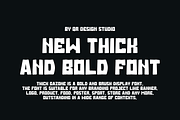 Thick Gazone - Rounded Font, a Sans Serif Font by QR Design Studio (Thumbnail 3 of 7)