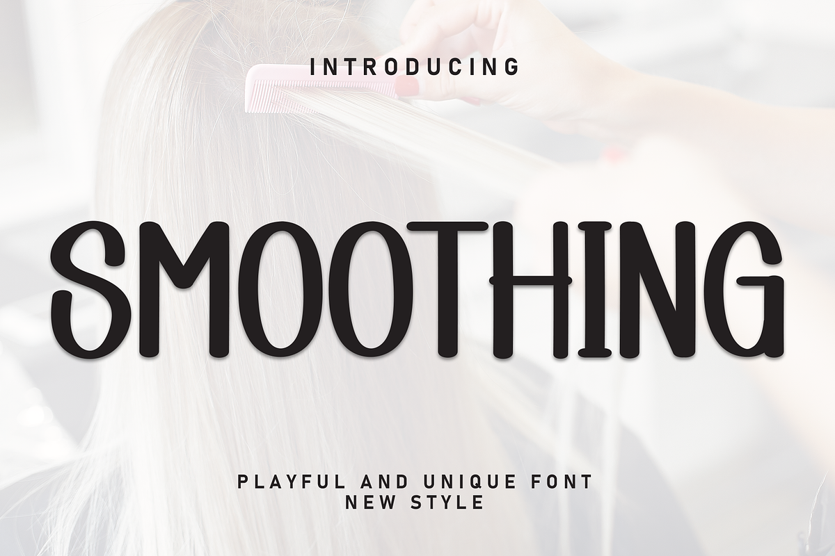 Smoothing | Script Font, a Script Font by Scratchones (Photo 1 of 8)