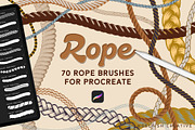 Rope Procreate Brush Set, a Brush Add-On by AngelfishCreative (Thumbnail 1 of 7)