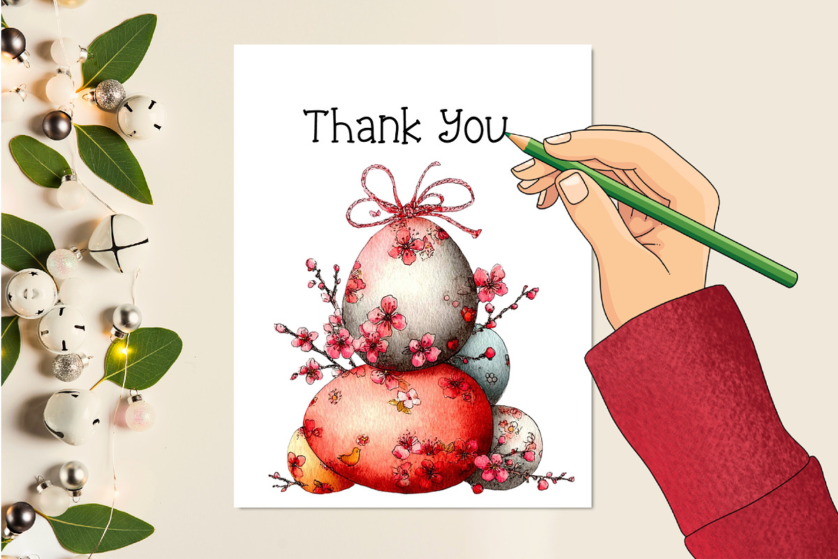 Whimsical Easter Eggs Png Clipart, an Illustration by Creative Art (Photo 3 of 8)