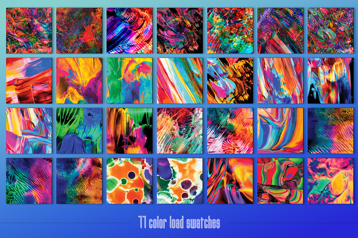 Mixer: Multicolor Photoshop Brushes, a Brush Add-On by Chroma Supply (Photo 11 of 19)