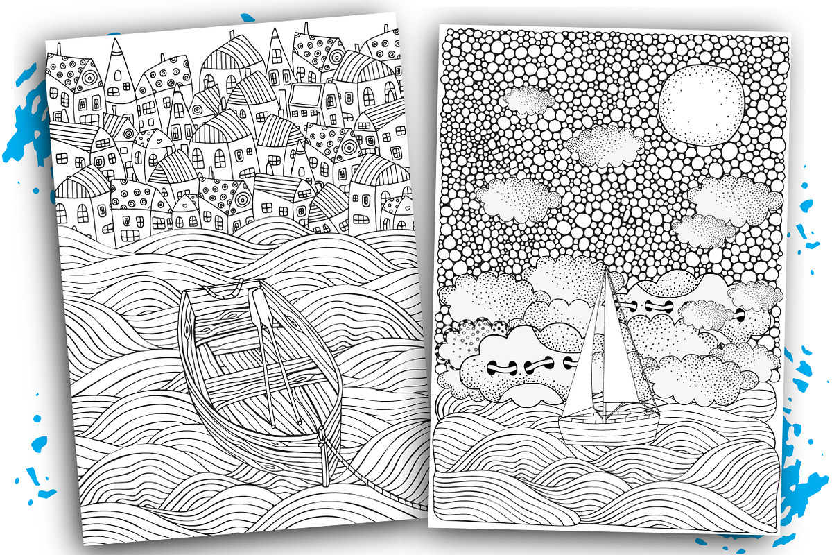 Seascapes black and white, an Object Illustration by ImHope (Photo 6 of 9)