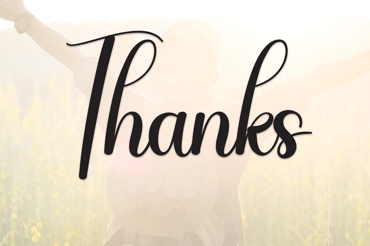 Happyday | Script Font, a Handwritten Font by Scratchones (Photo 9 of 9)