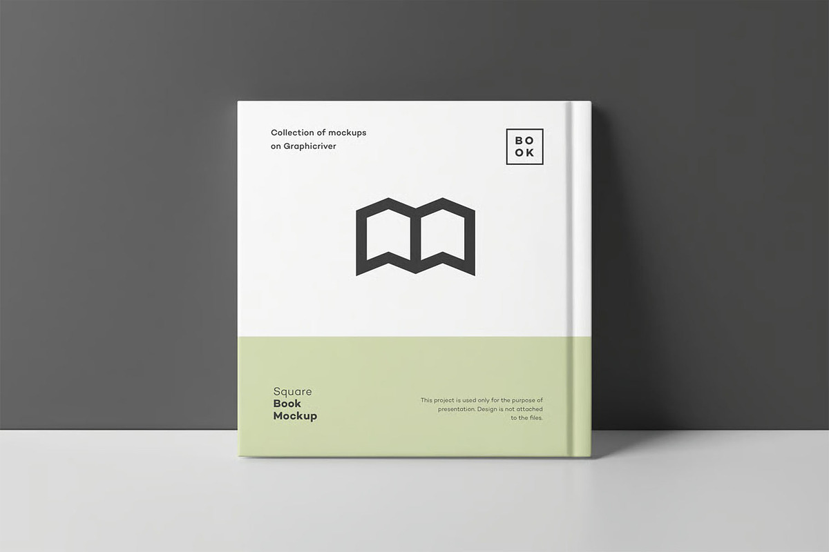 Square Book Mock up, a Books & Magazine Mockup by zippypixelstudio (Photo 14 of 16)