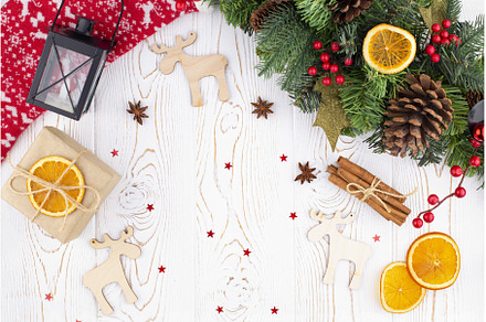 Christmas holiday background with