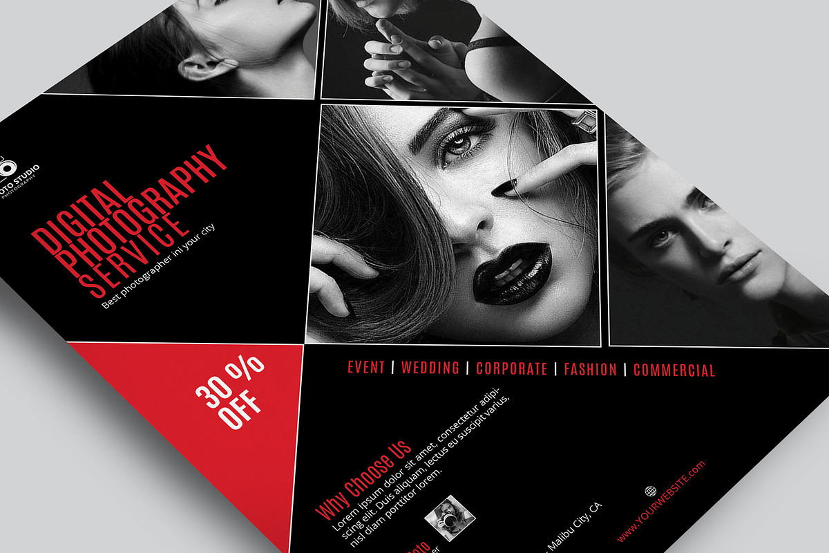 Photography Flyers / Ads Template, a Flyer Template by adekfotografia (Photo 3 of 10)
