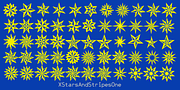 XStarsAndStripes, a Symbol Font by Ingrimayne Type (Thumbnail 4 of 5)