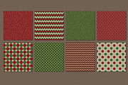 Christmas linen backgrounds, a Pattern Graphic by Paper Farms (Thumbnail 3 of 3)