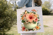 Whimsical Summer Tropical Drink PNG, an Illustration by Canvas Craft (Thumbnail 7 of 7)