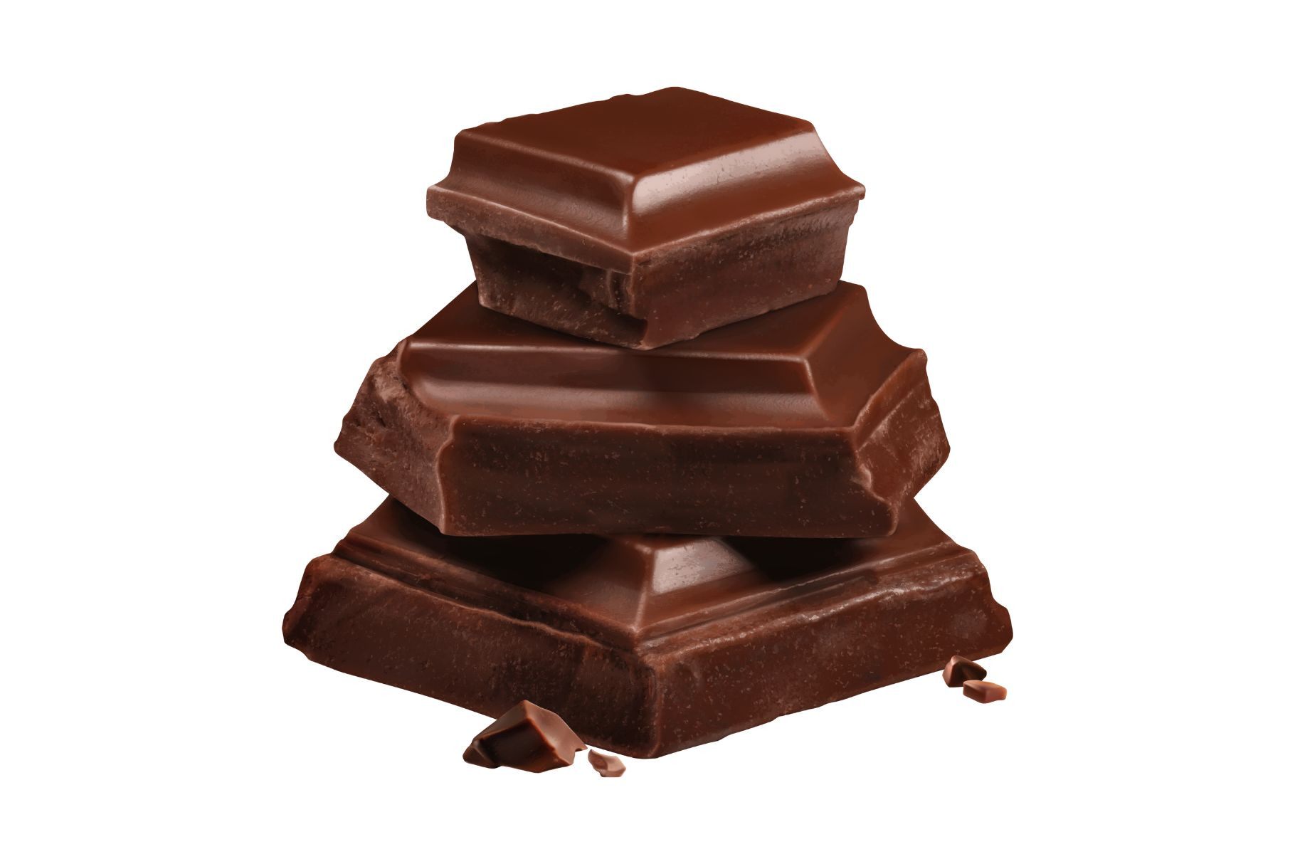 Dark Chocolate Bars by Stellalunarts  Creative Market