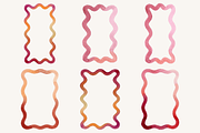 Watercolor Scallop Frame Bundle, a Decorative Illustration by Kusumaillustration (Thumbnail 7 of 11)