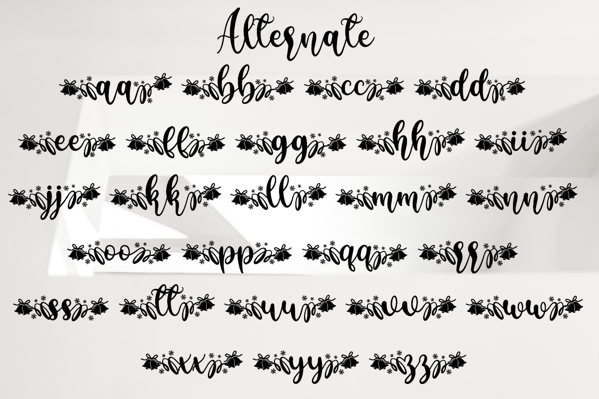 Ho ho ho December, a Script Font by Barra & Beryl Co. (Photo 8 of 8)