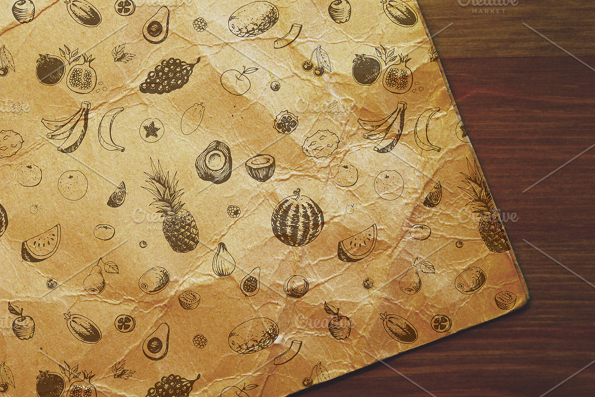 Hand-drawn fruit. vector, a Food Illustration by Margo Miller (Photo 2 of 5)