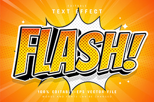 Comic Style Text Effect