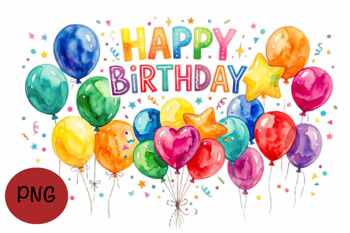 Happy Birthday to you text Clipart, a Decorative Illustration by VetalStock (Photo 10 of 12)