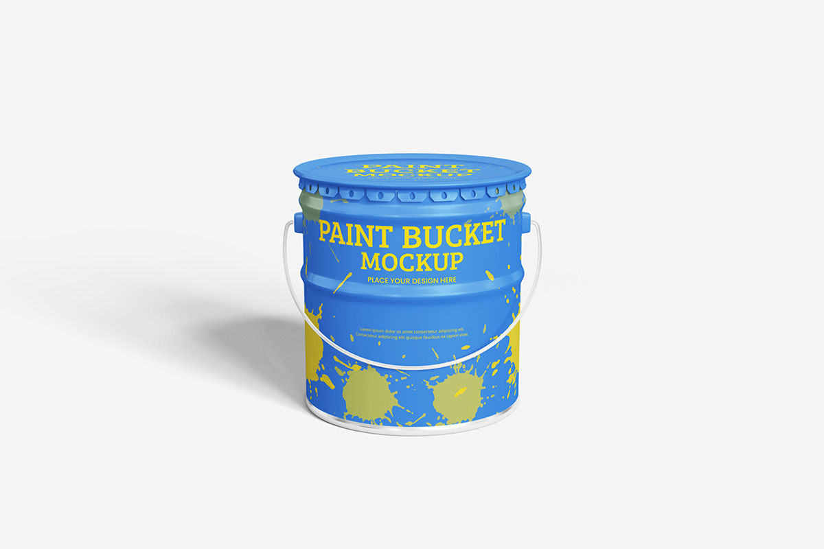 Paint Bucket Mockup, a Product Mockup by bimockup (Photo 2 of 6)