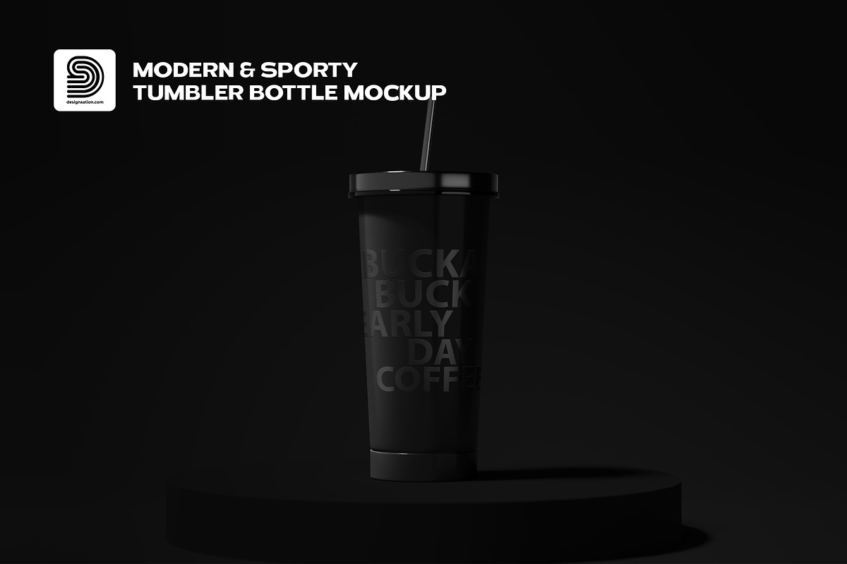 Modern 3D Tumbler Mockup, a Packaging Mockup by Designsation (Photo 1 of 3)