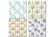 Palm Tree Tropical Seamless Patterns, a Pattern Graphic by wind mill (Thumbnail 4 of 4)