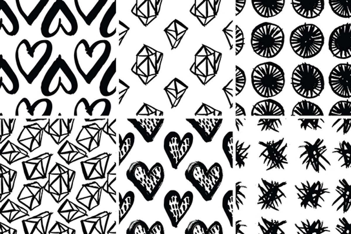 #2 Vector INK collection, a Pattern Graphic by Tanya Akhmett (Photo 2 of 12)