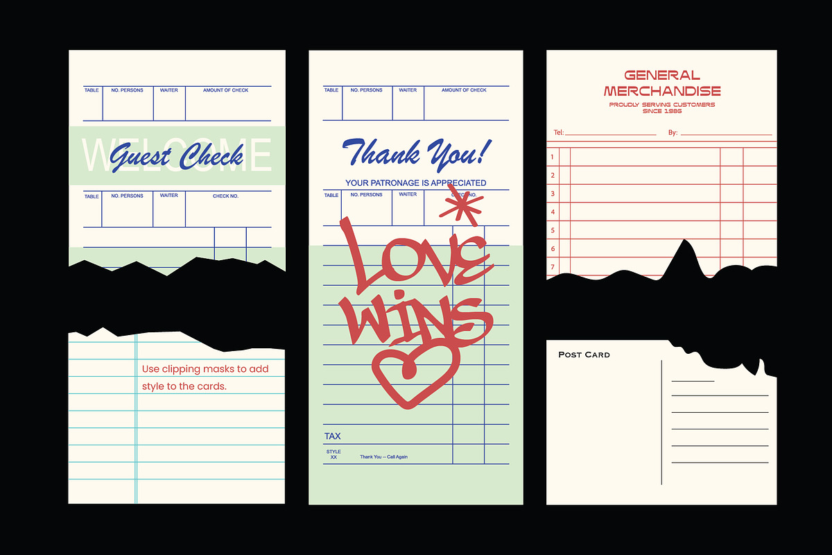 Vintage Cards & Receipts, an Object Graphic by The Fake PNG (Photo 5 of 5)