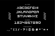 HEXRA – Futuristic Display Typeface, a Sans Serif Font by Vroz Studio (Thumbnail 7 of 8)
