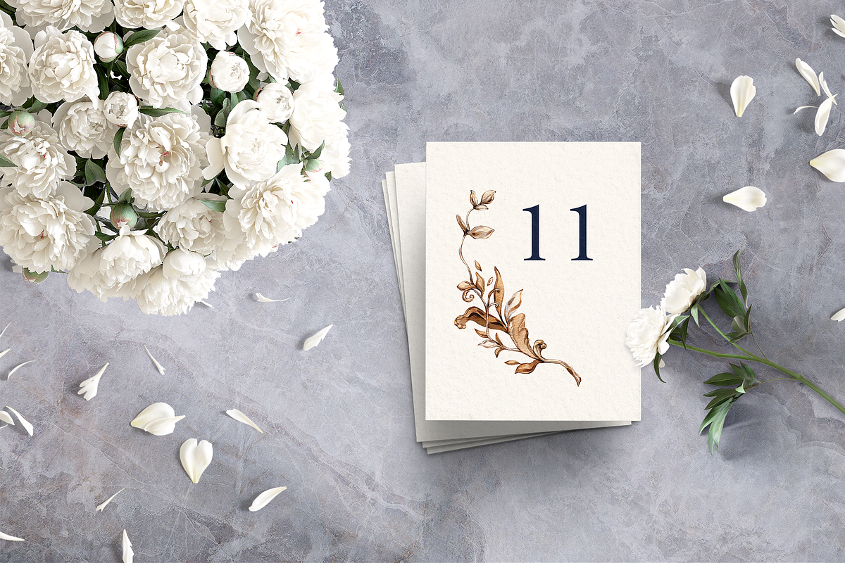 Royal Golden Wreath Wedding Suite, an Invitation Template by Aquarellina (Photo 3 of 8)