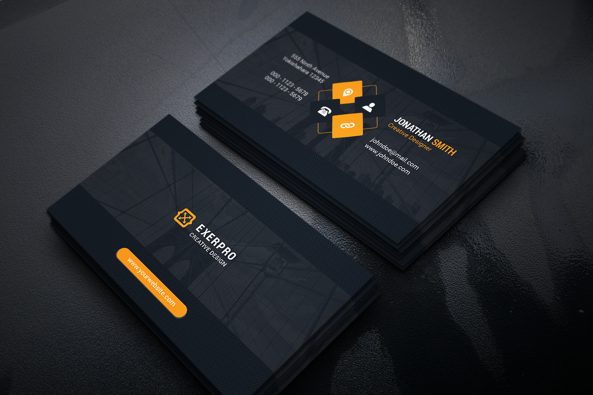 Corporate Business Card Template, a Business Card Template by Shapnochura Design Studio (Photo 4 of 4)