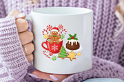 Sweet Christmas Cake PNG Sublimation, an Illustration by Daily.Designs (Thumbnail 3 of 5)