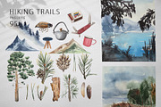Hiking trails, a Decorative Illustration by Design X0 (Thumbnail 1 of 16)