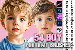 Procreate Photoshop Boy Brushes