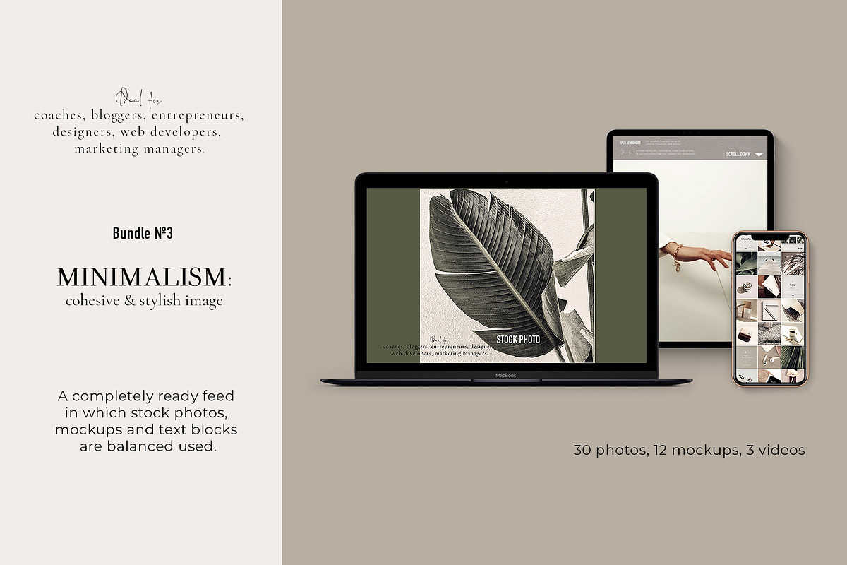 Minimalism. Feed №3., a Social Media Template by OntheMoon (Photo 1 of 9)