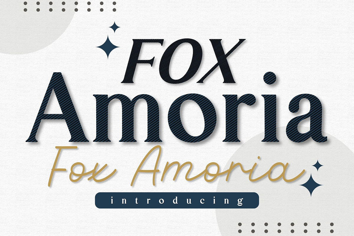 Fox Amoria Font, a Serif Font by Fox7 By Rattana (Photo 1 of 15)