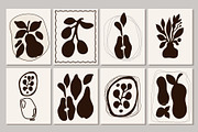 Modern Abstract Contour Art Poster, an Illustration by Imaginary Party (Thumbnail 2 of 8)
