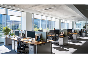 collaboration modern open office ai, a Technology Photo by pikepicture