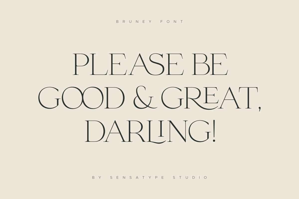 Bruney Font | FontCypress