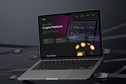 Crypto Website Template, a Landing Page Template by Glyphminds Studios (Thumbnail 3 of 3)