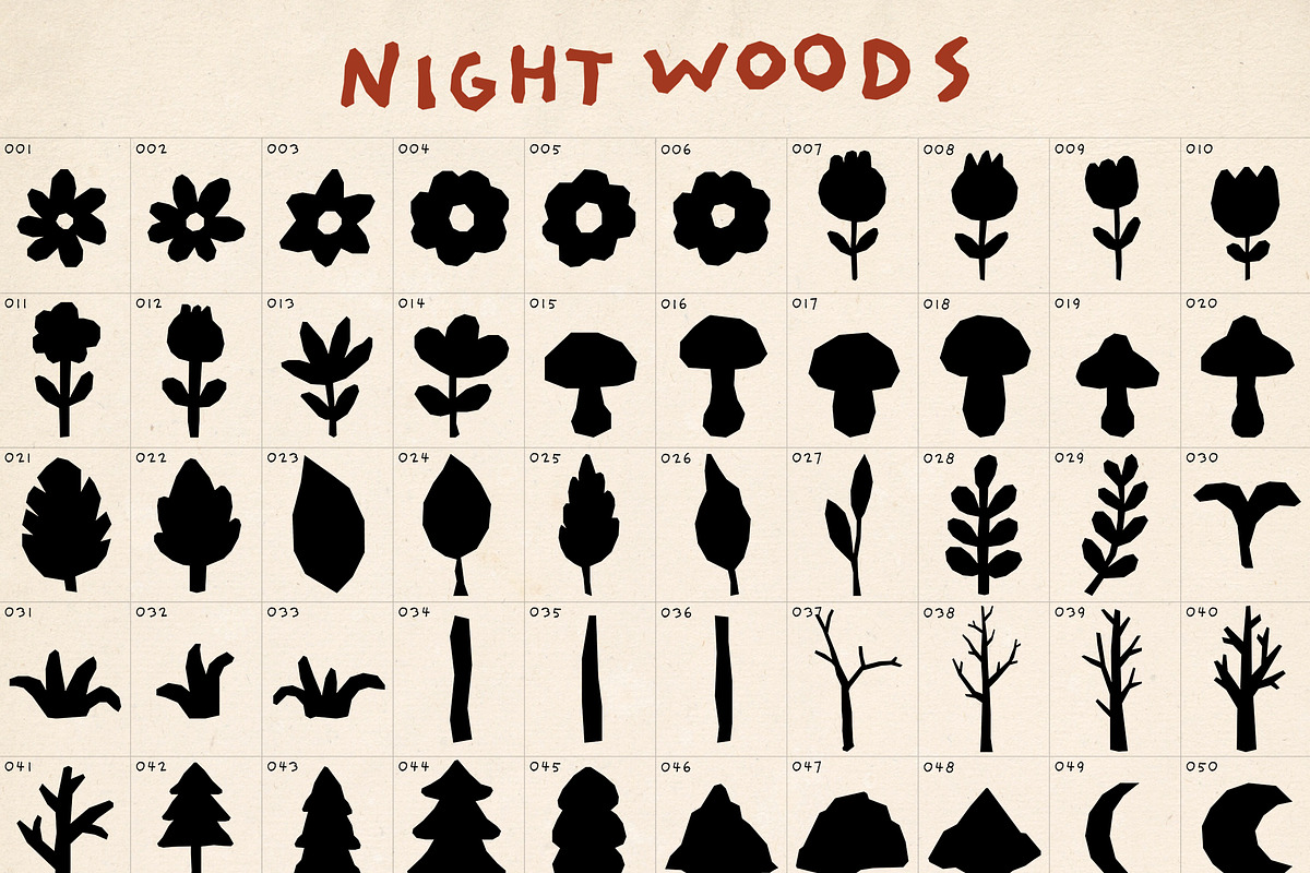 Night Woods, a Decorative Illustration by Dina Mae (Photo 8 of 10)