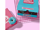 Bakery box packaging mockup, a Packaging Mockup by Mockthethics. (Thumbnail 4 of 11)