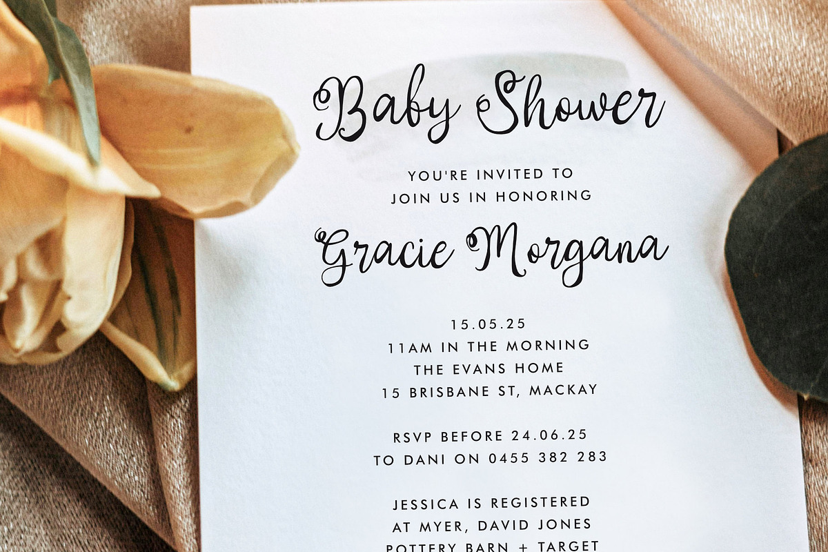 Violetta Brigida - Whimsical Font, a Script Font by Jimtype Studio (Photo 7 of 7)