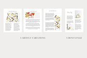Minimal Cookbook Template CANVA, a Templates & Theme by OrganizationOasisRo (Thumbnail 5 of 10)