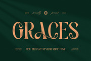 Graces || Modern Classy Serif Font, a Serif Font by Ermedia Studio (Thumbnail 1 of 10)