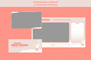 Cute bunny theme overlay stream, a Design Template by Mhagi27 (Thumbnail 4 of 5)