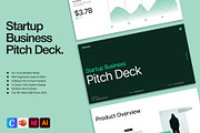Startup Business Pitch Deck Template, a Presentation Template by Templeste (Thumbnail 2 of 6)