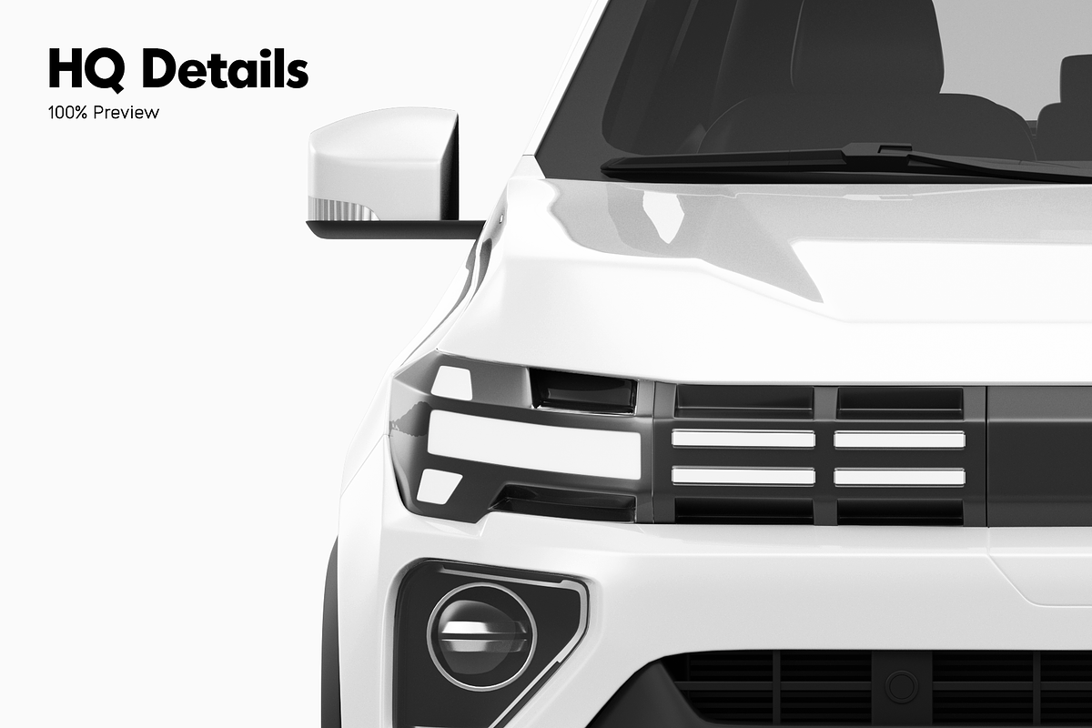 Electric Car Mockup 4, an Advertising Mockup by Mockupix (Photo 2 of 12)