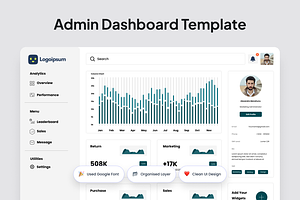 Business Finance Admin Dashboard