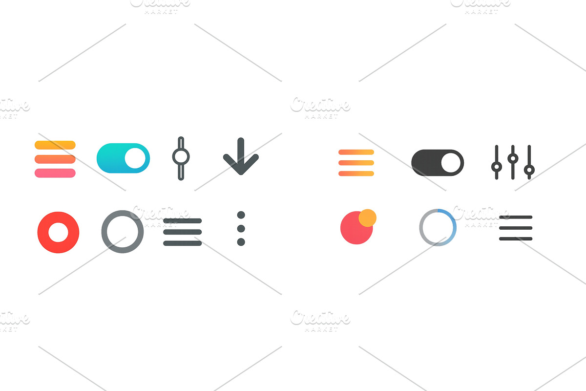 Colorful collection of user, a Technology Illustration by ZinetroN