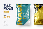 Snack Package Mockup, a Packaging Mockup by easymock (Thumbnail 1 of 7)