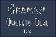 Gramsci and Qworety font, a Sans Serif Font by sora.lp (Thumbnail 1 of 6)