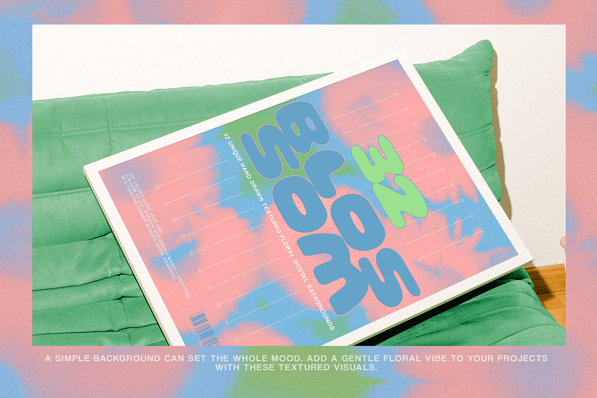 Bloom Mirage - Pastel Floral Texture, a Background Graphic by DigARTbyHavroshka (Photo 5 of 10)